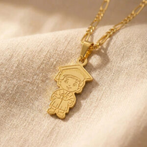 Collar con Cadena y Dije Graduado · Oro Amarillo 10k COLL-ORO10K-002