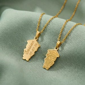 Collar con Cadena y Dije Graduado · Oro Amarillo 10k COLL-ORO10K-001